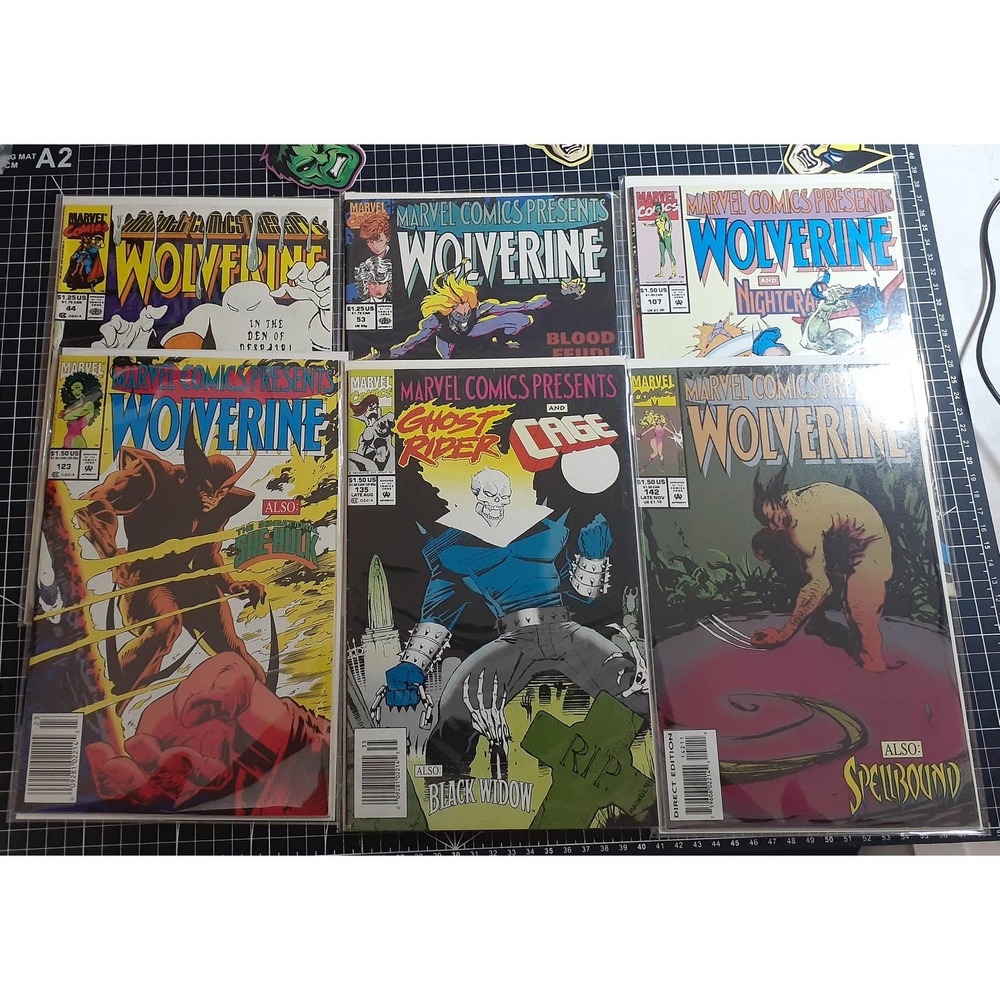 Marvel Comics Presents 6 issue lot  #44, #53, #123, #135, #142